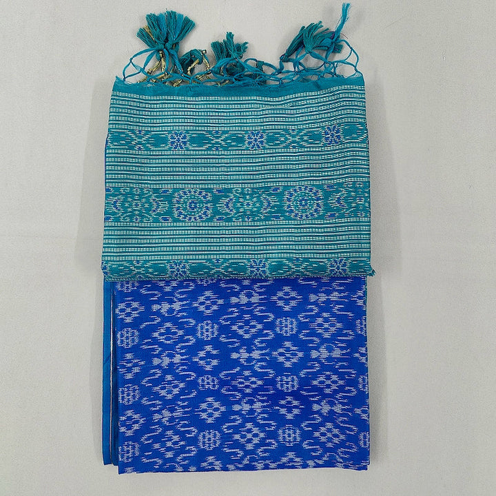 Hayagrivas Royal Blue Fancy Cotton Saree SSCBF107G1-3