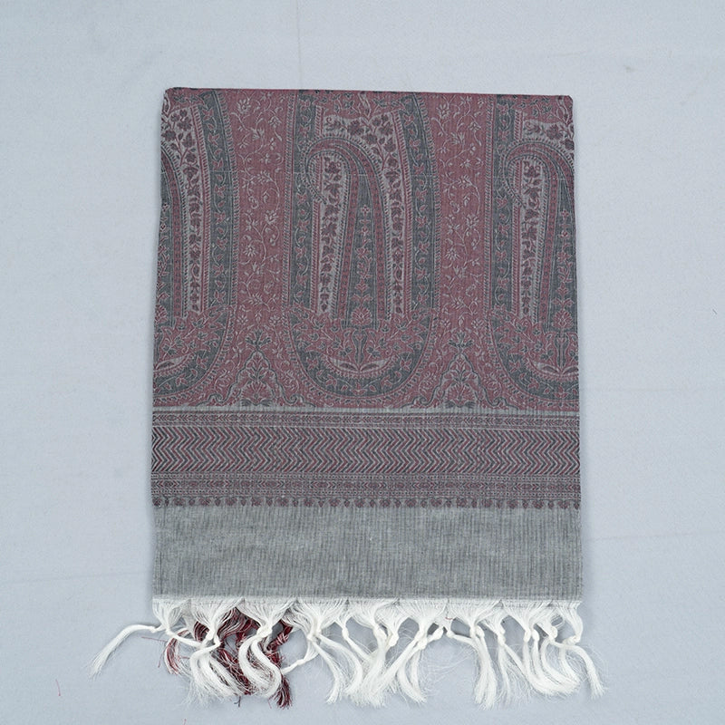 Hayagrivas Grey Handloom Kanchi Cotton Saree SSCBF132H3-1