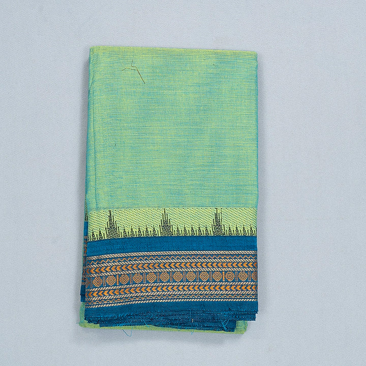 Hayagrivas Pista Green Handloom Chettinad Cotton Saree SSCBF134H1-18