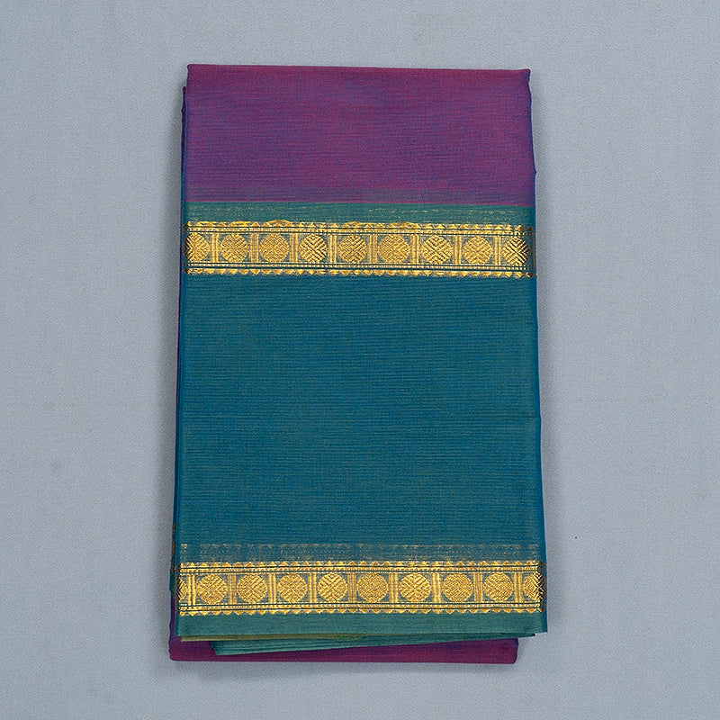 Hayagrivas Purple Handloom Chettinad Cotton Saree SSCBF167I1-12