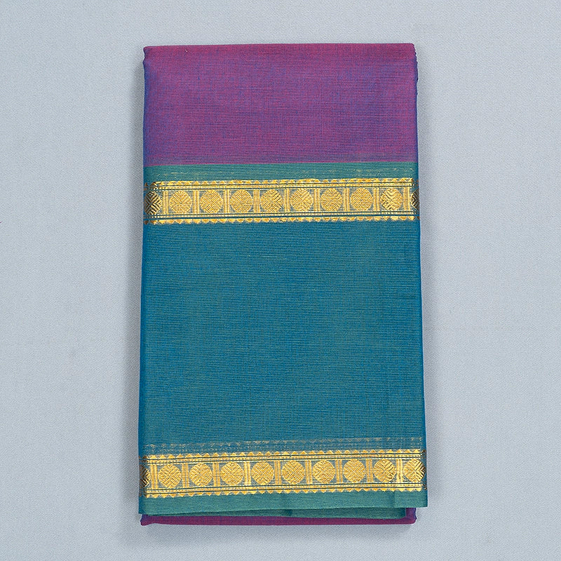 Hayagrivas Purple Handloom Chettinad Cotton Saree SSCBF167I1-17