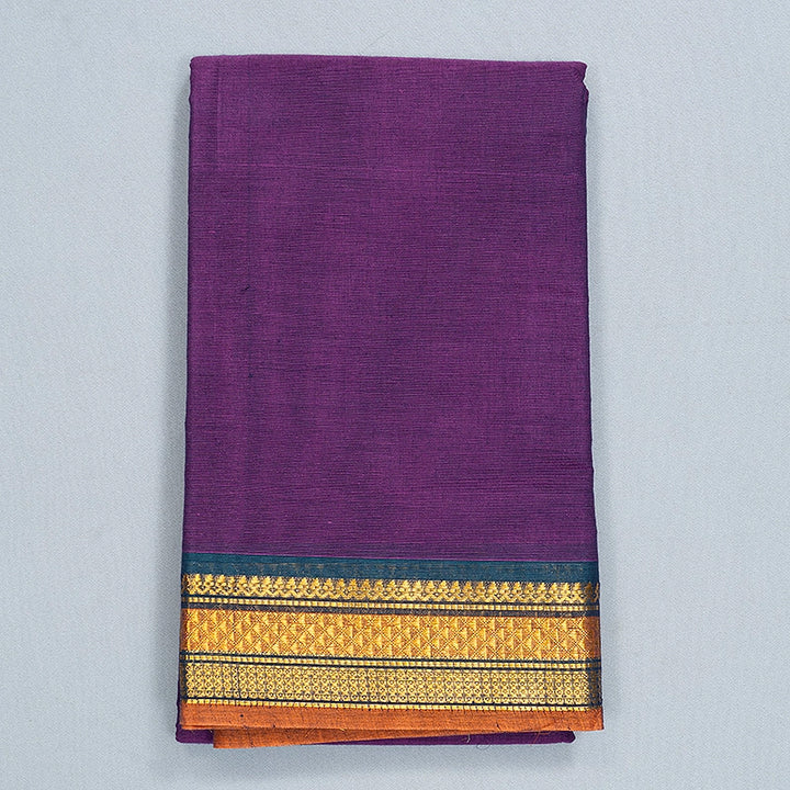Hayagrivas Purple Handloom Chettinad Cotton Saree SSCBF167I1-20