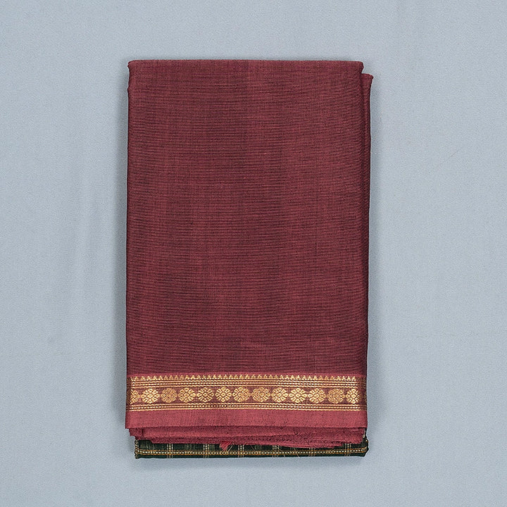 Hayagrivas Karum Pachai Handloom Kanchi Cotton Saree SSCBF177I12-5