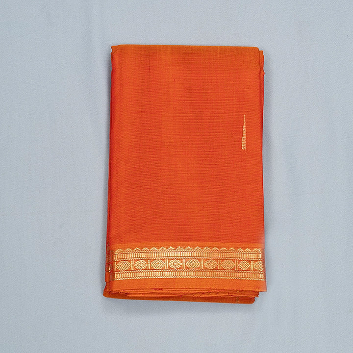 Hayagrivas Orange Handloom Kanchi Cotton Saree SSCBF177I6-18