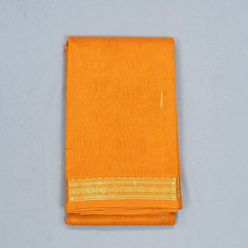Hayagrivas Mambazham Orange Handloom Kanchi Cotton Saree SSCBF177I6-5