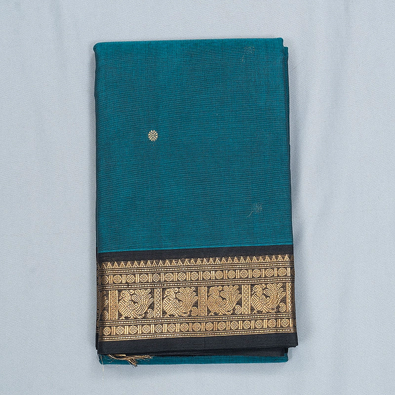 Hayagrivas Rama Green Handloom Kanchi Cotton Saree SSCBF177I8-12