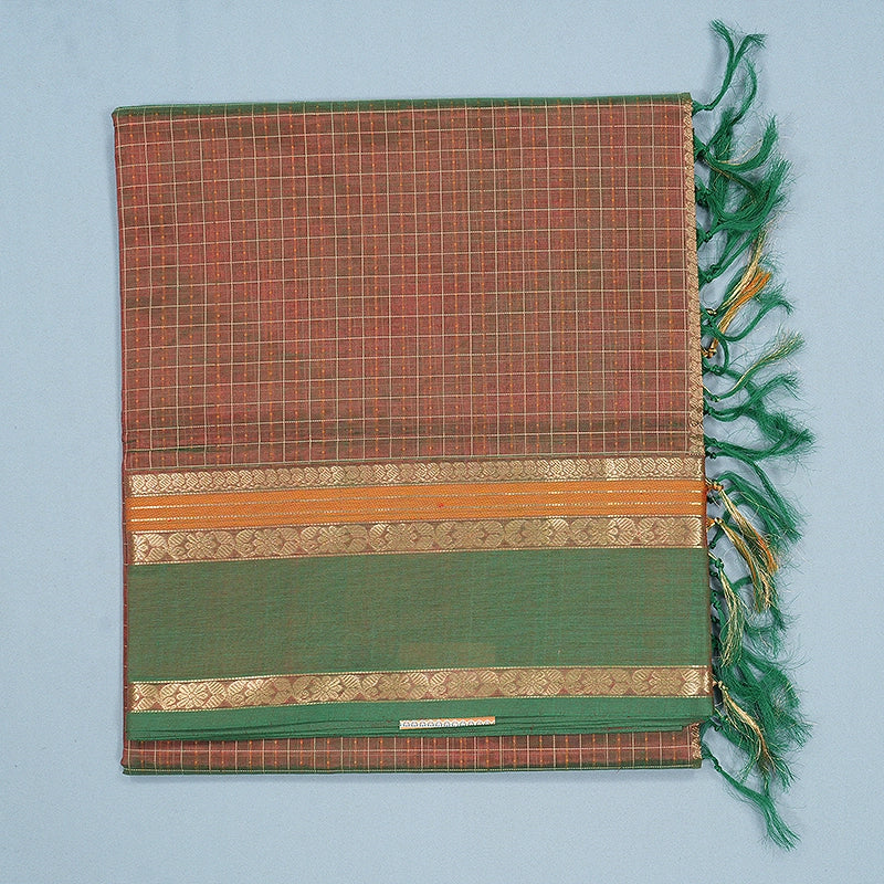 Hayagrivas Manthalir Green Kanchi Silk Cotton Saree SSCBF179I12-25