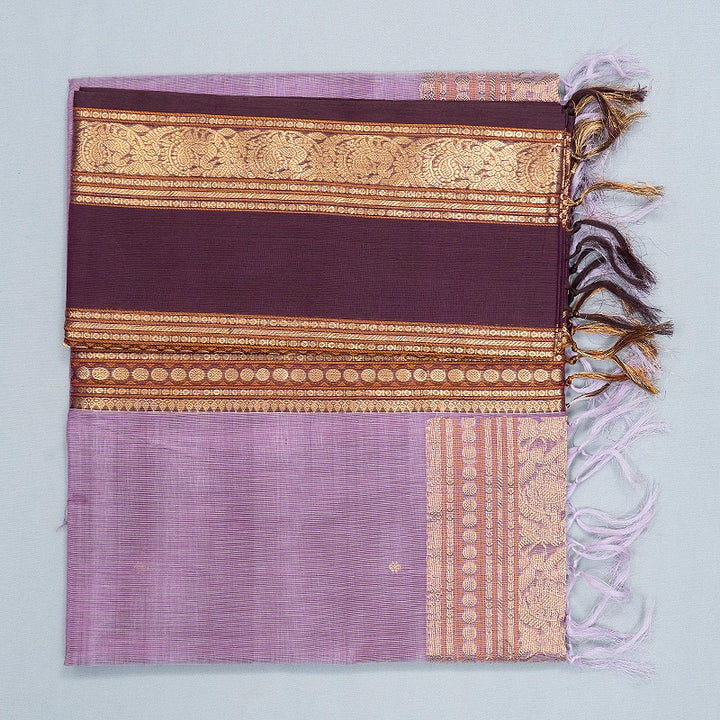 Hayagrivas Lilac Kanchi Silk Cotton Saree SSCBF179I9-3