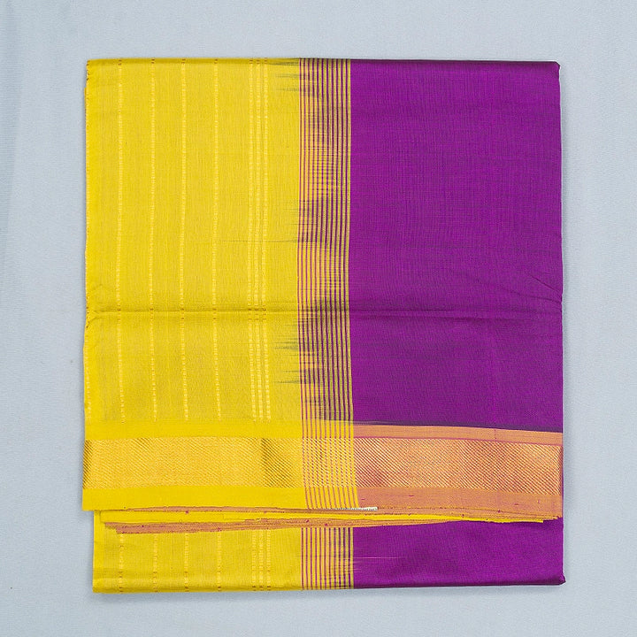 Hayagrivas Purple Semi Silk Cotton Saree SSCBF180I1-21