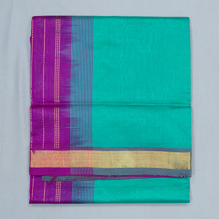 Hayagrivas Sea Green Semi Silk Cotton Saree SSCBF180I1-9