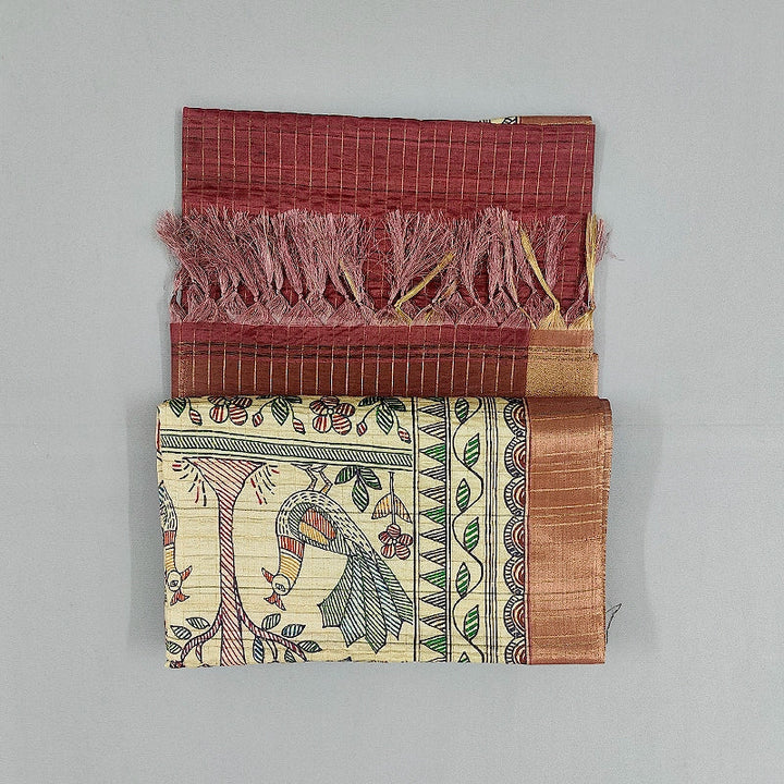 Hayagrivas Rose Pink Fancy Cotton Saree SSCBF92F13-15