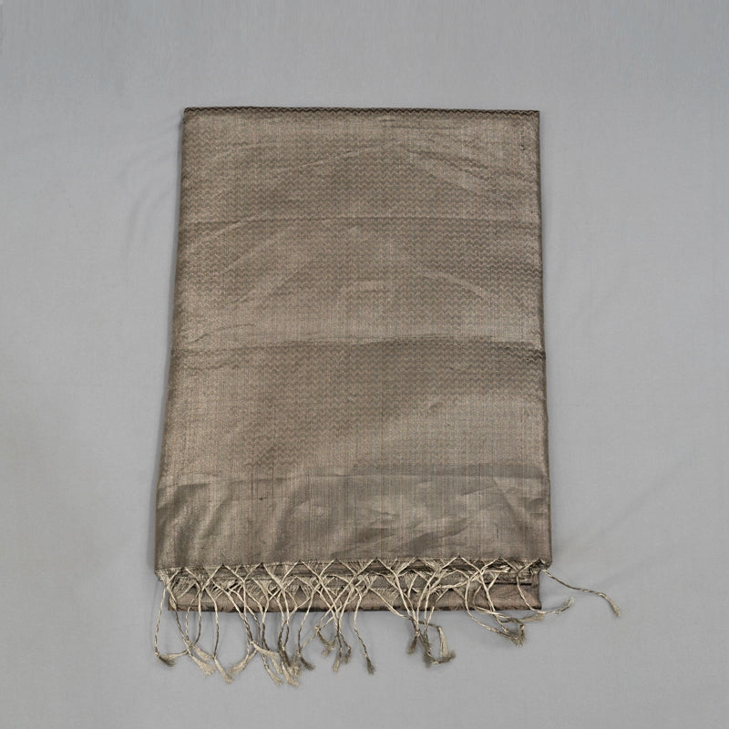 Hayagrivas Metallic Grey Tissue Soft Silk Saree KBE2154A1-18
