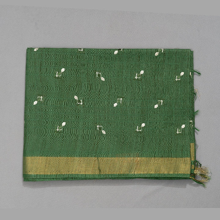 Hayagrivas Green Fancy Cotton Saree KSBE143C10-6