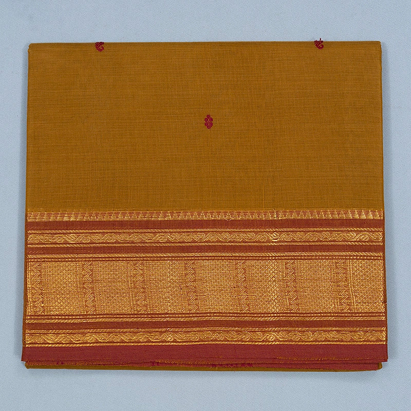 Hayagrivas Honey Mustard Handloom Chettinad Cotton Saree SSKBF86F1-43