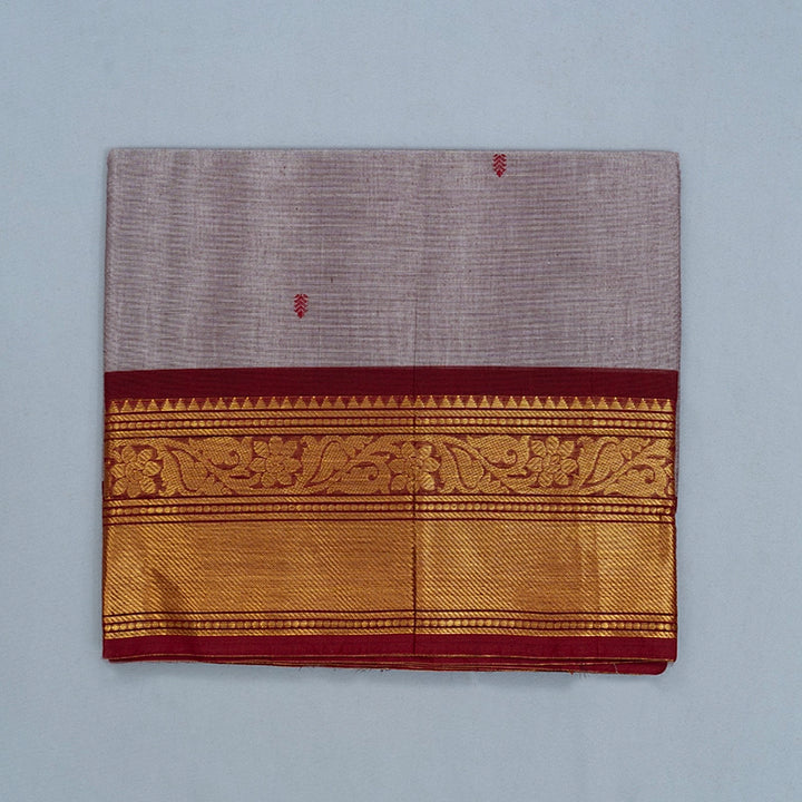 Hayagrivas Grey Handloom Chettinad Cotton Saree SSKBF86F1-101
