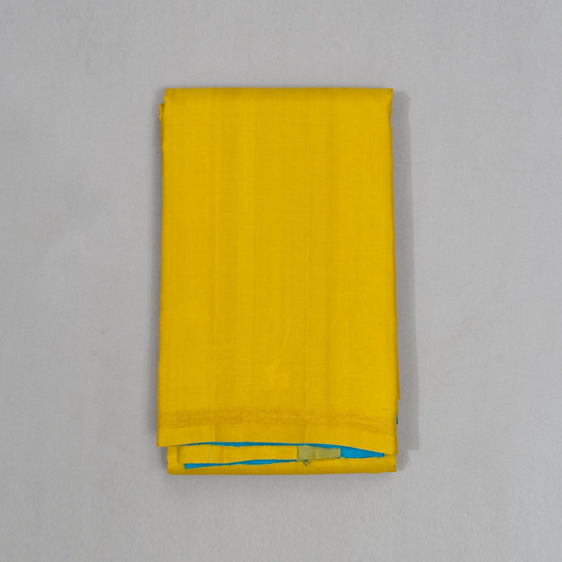 Hayagrivas Handloom Lime Green Kanjivaram Silk Saree KBE2532C10-1