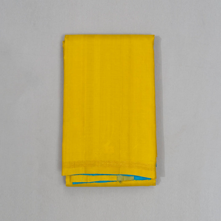 Hayagrivas Handloom Lime Green Kanjivaram Silk Saree KBE2532C10-1