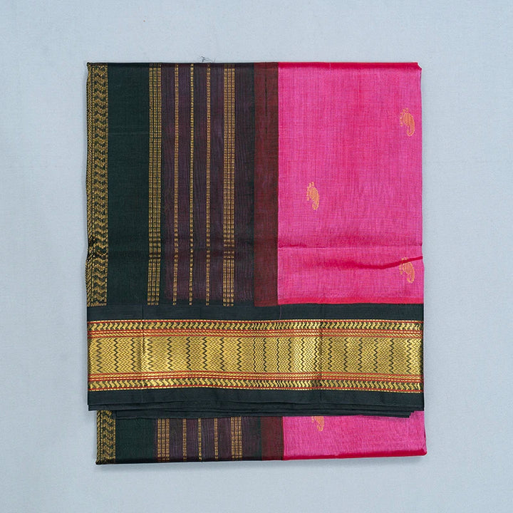 Hayagrivas Pink Pure Silk Cotton Saree SSCBF16D1-2