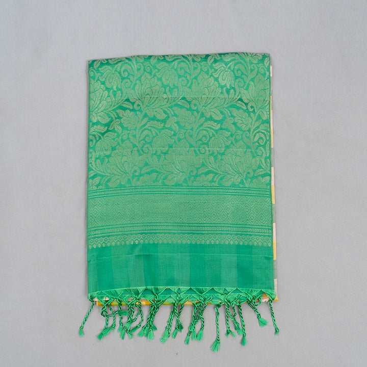 Hayagrivas Multicolour Checks Handloom Soft Silk Saree KBE166D2-3