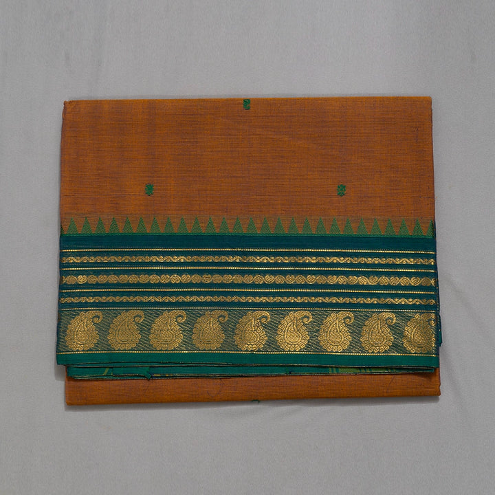 Hayagrivas Brown Handloom Chettinad Cotton Saree KSBE86A4-7