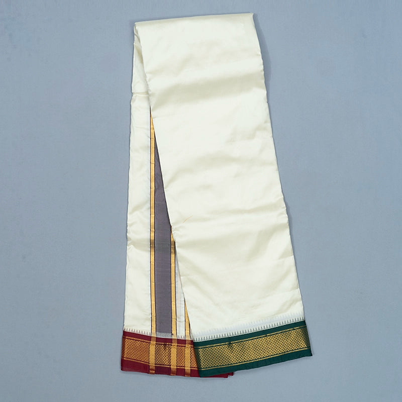 Hayagrivas Handloom 9*5 Silk Dhothi KBE2346B4-2