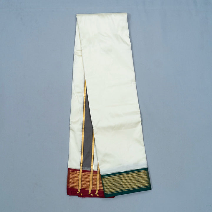 Hayagrivas Handloom 8*4 Silk Dhothi KBF320E3-2