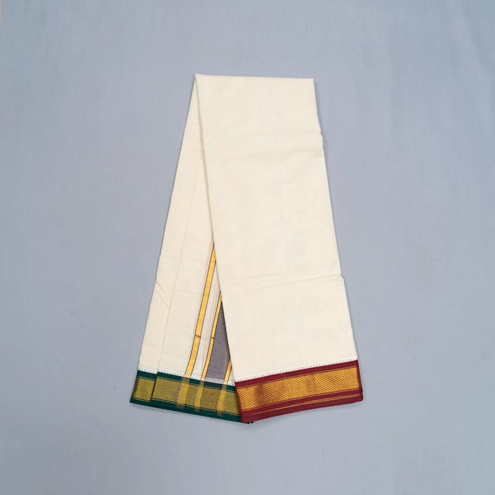 Hayagrivas Handloom 9*5 Cotton Dhoti KBF271E1-1