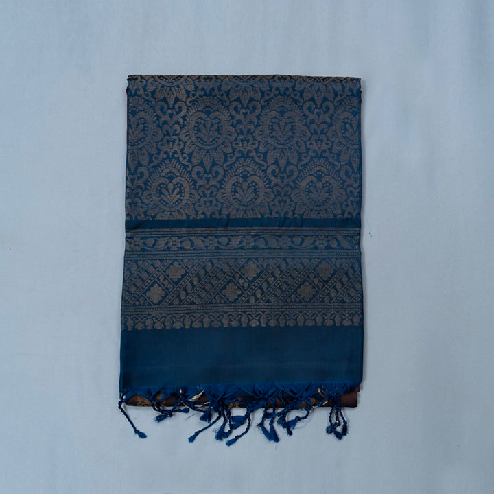 Hayagrivas Chocolate Brown Handloom Soft Silk Saree KBF232E2-1