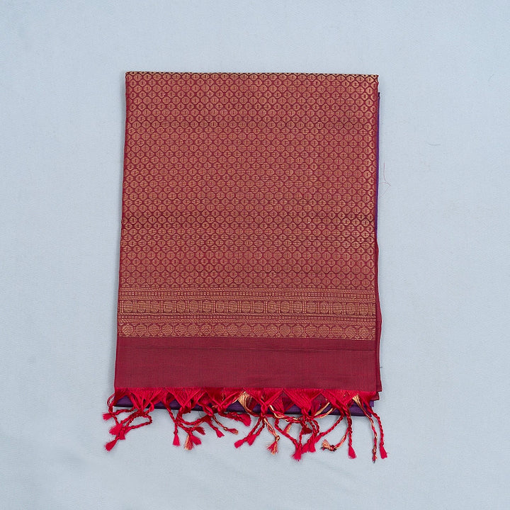 Hayagrivas Purple Handloom Soft Silk Saree KBF532G4-15