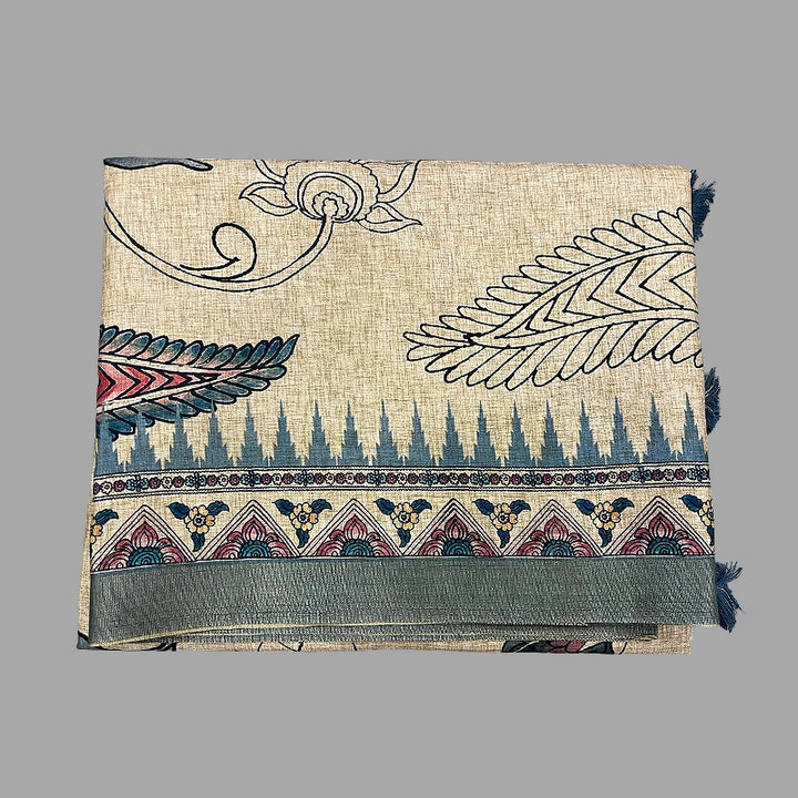 Hayagrivas Beige Fancy Cotton Sarees KBE1687K1-32