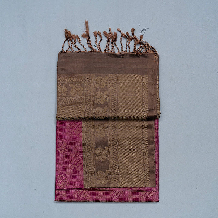 Hayagrivas Purple Handloom Soft Silk Saree KSBE85A39-1