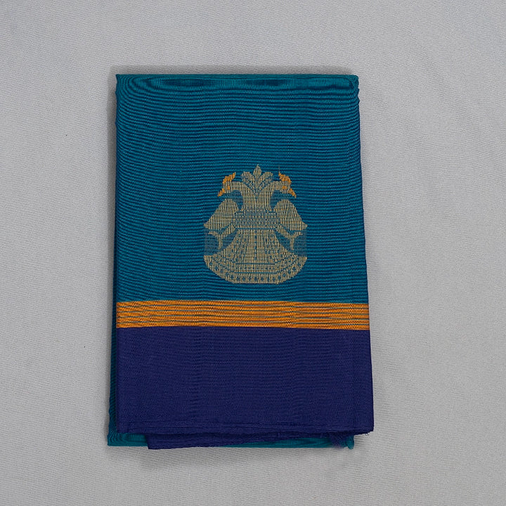 Hayagrivas Peacock Green Handloom Chettinad Cotton Saree KSBE2H13-7