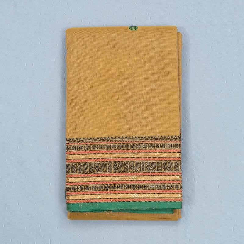 Hayagrivas Sandal Handloom Kanchi Cotton Saree SSCBF66E4-3