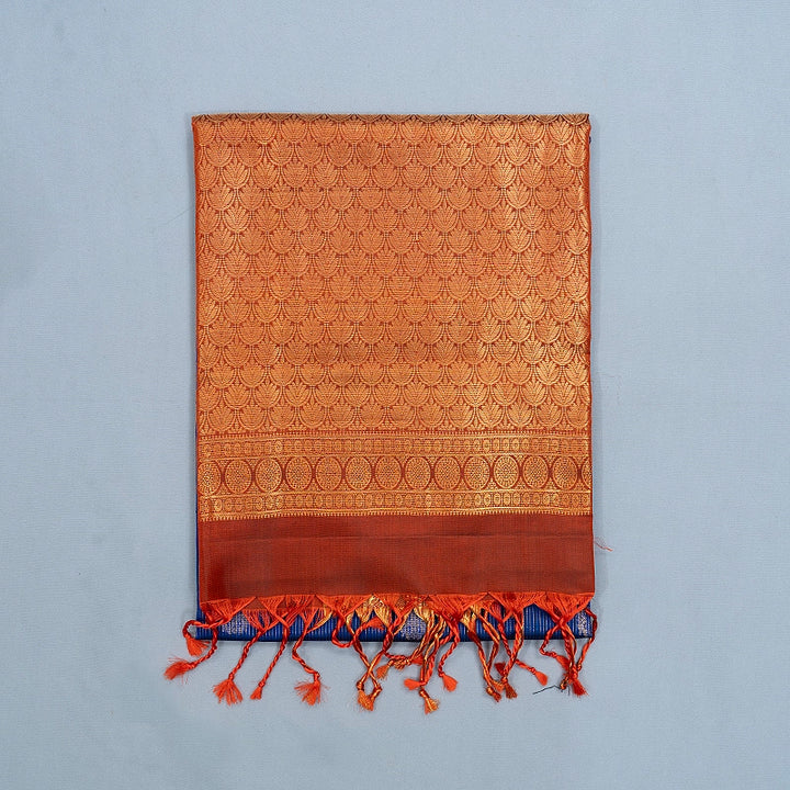 Hayagrivas Royal Blue Handloom Soft Silk Saree KBF533G2-4