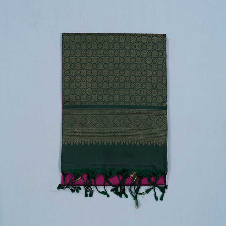 Hayagrivas Magenta Handloom Soft Silk Saree KBF233E1-1