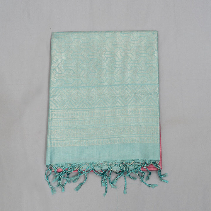 Hayagrivas Rose Pink Handloom Soft Silk Saree KBE1195I30-1