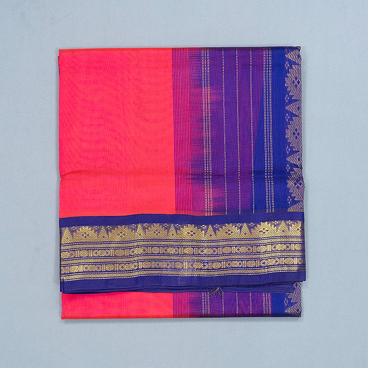 Hayagrivas Bright Pink Pure Silk Cotton Saree HBF42D14-3
