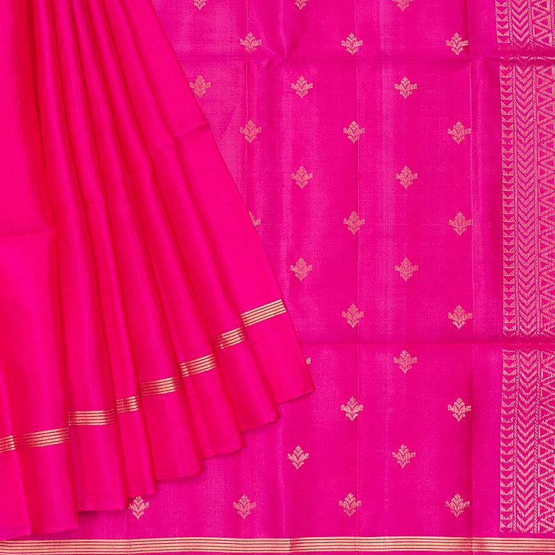 Hayagrivas Rani Pink Handloom Soft Silk Saree KBF190E1-9