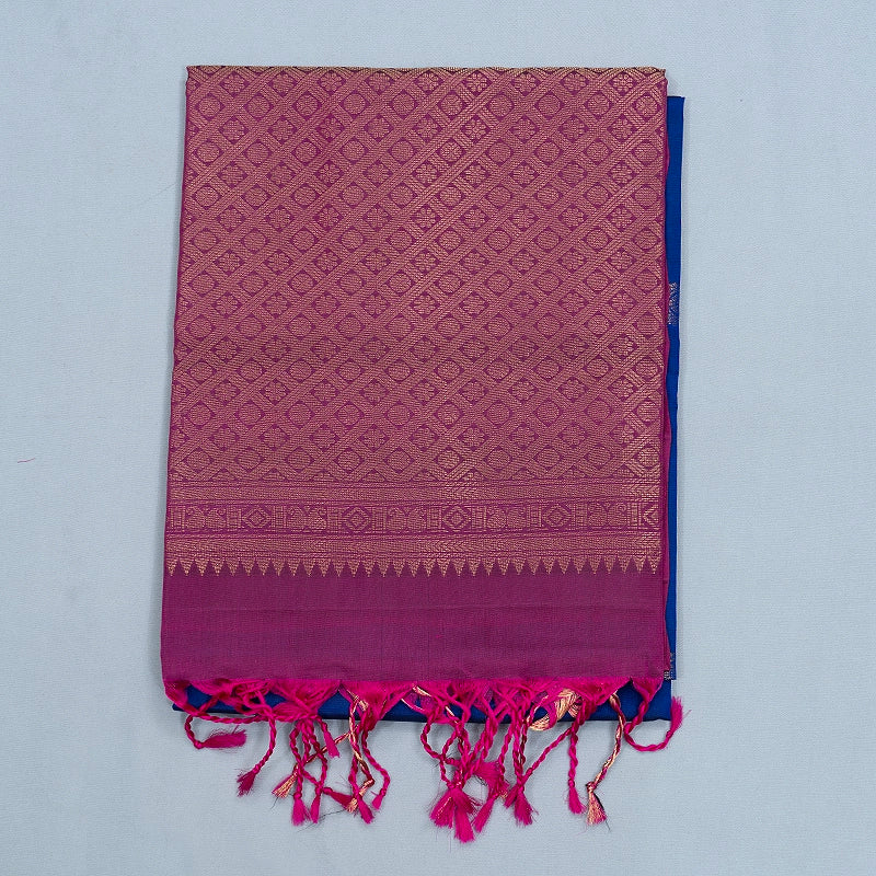 Hayagrivas Royal Blue Handloom Soft Silk Saree KBF532G4-24