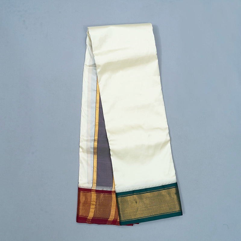 Hayagrivas Handloom 9*5 Silk Dhothi KBF319E4-5