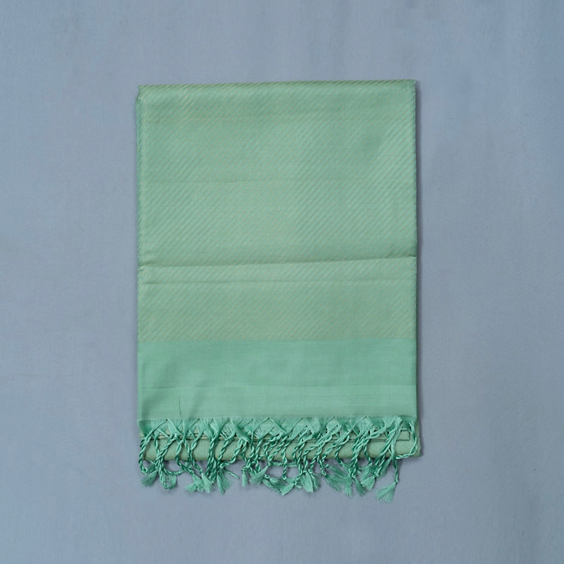 Hayagrivas Pastel Green Handloom Soft Silk Saree KSBE85A42-1