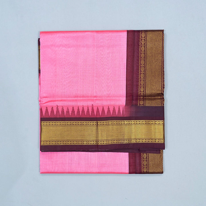 Hayagrivas Rose Pink Pure Silk Cotton Saree SSCBF34D3-14