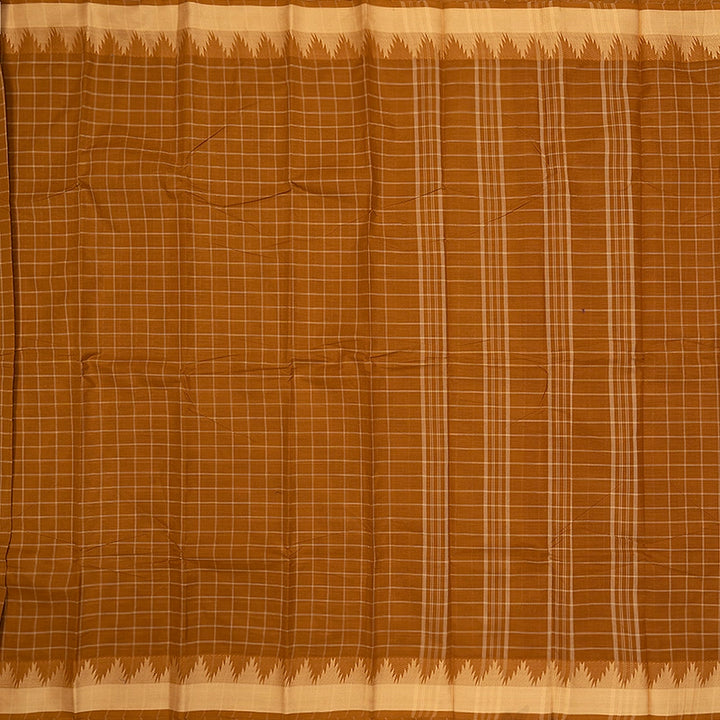 Hayagrivas Mustard Handloom Chettinad Cotton Saree SSCBF134H2-35