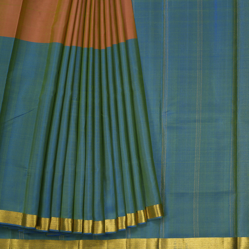 Hayagrivas Handloom Mubhagam Kanjivaram Silk Saree KBE1281I3-1