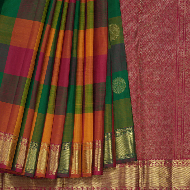 Hayagrivas Handloom Paalum Pazhamum Kanjivaram Silk Saree KSBE109C5-1