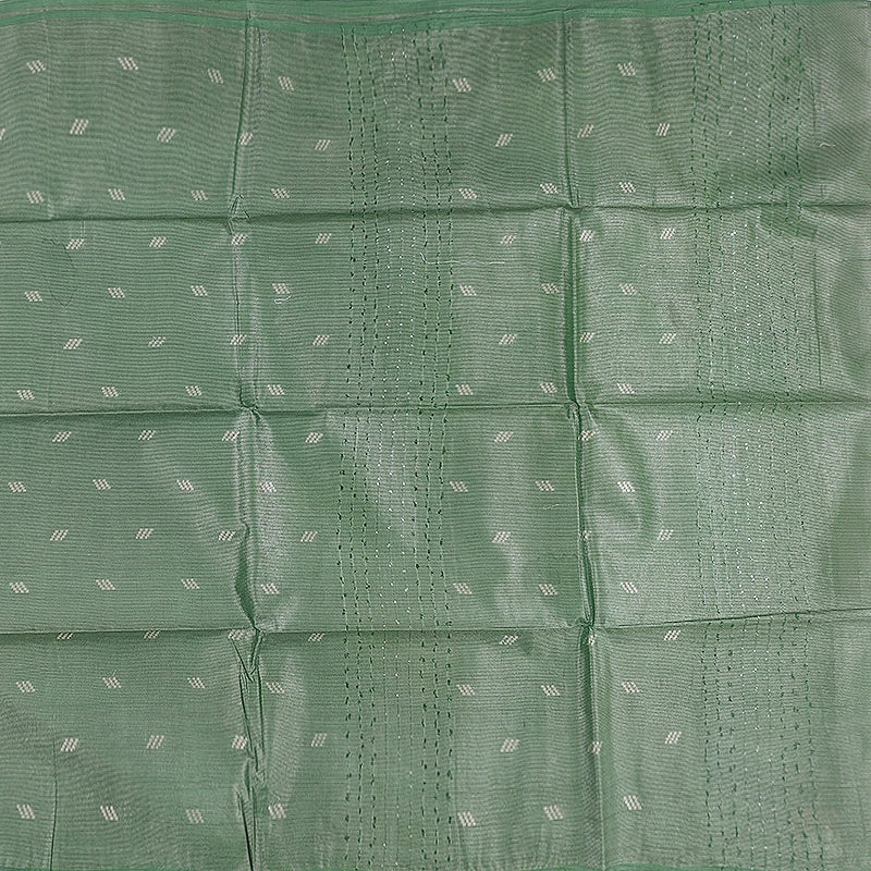 Hayagrivas Green Fancy Cotton Saree KSBE144C6-6