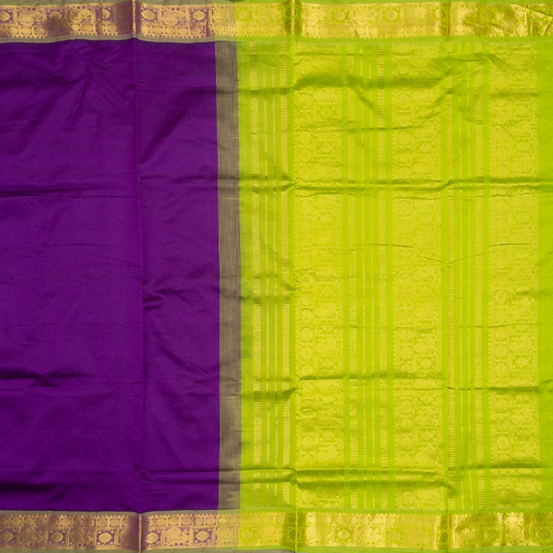 Hayagrivas Vadamalli Purple Semi Silk Cotton Saree SSCBF164I1-139