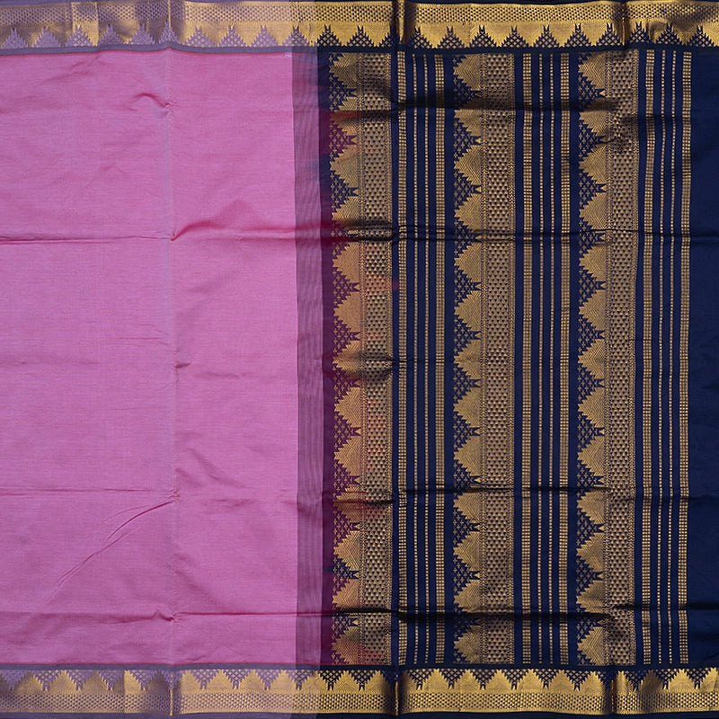 Hayagrivas Lotus Pink Semi Silk Cotton Saree SSCBF164I1-149