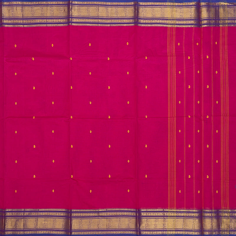 Hayagrivas Rani Pink Handloom Chettinad Cotton Saree SSKBF86F1-89