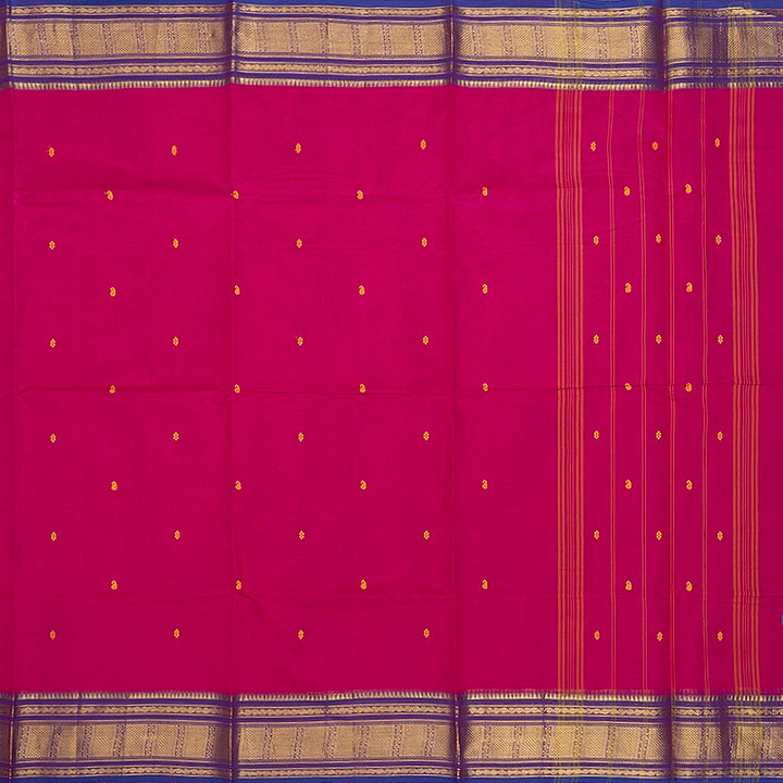 Hayagrivas Rani Pink Handloom Chettinad Cotton Saree SSKBF86F1-89